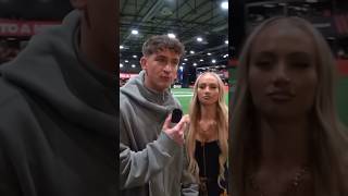 Interview mit Alisha Lehmann auf dem Baller League Event 🤣⚽️ tomsprm alishalehmann shorts [upl. by Reve862]