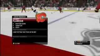 NHL 09 Be A Pro Gameplay [upl. by Reuben]