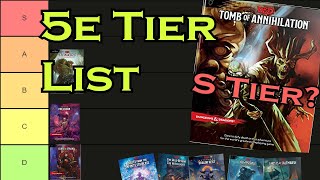 5e Adventure Module Tier List  No Spoilers [upl. by Roumell]