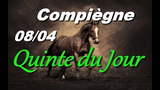 PRONOSTIC PMU QUINTE DU JOUR LUNDI 8 AVRIL 2024 [upl. by Htide]