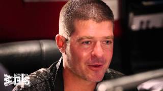 Robin Thicke Opens up about Separation from Wife Paula Patton On quotQuakes Housequot [upl. by Eissen]