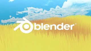 Make STYLIZED GRASS using GEOMETRY NODES in Blender [upl. by Marta45]