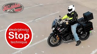 Motorcycle Emergency Braking  Which technique is correct [upl. by Monia]