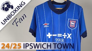 Ipswich Town Home Jersey 2425 Phillips Kitgg Fan Version Unboxing Review [upl. by Abbot]