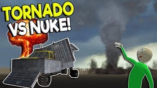 F5 TORNADO SURVIVAL VS NUKE CHALLENGE  Garrys Mod Gameplay  Gmod Tornado Chaser Roleplay [upl. by Oberheim]