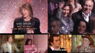 Loretta Lynn quotCoal Miners Daughterquot Movie Interviews and Sissy Spaceks Best Actress Oscar win [upl. by Ciredec]