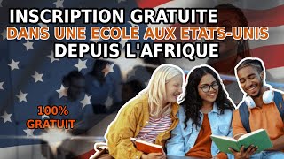 INSCRIPTION GRATUITE 2025 DANS UN COLLEGE AUX ETATSUNIS [upl. by Nnaj37]