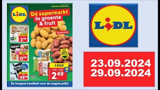 LIDL NEDERLAND FOLDER 2309202429092024 Nederland folder nederland holland lidl aldi [upl. by Bentley]