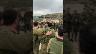 Lecha Dodi Israeli IDF soldiers getting ready for Shabbat at the front israel gaza [upl. by Derdle]