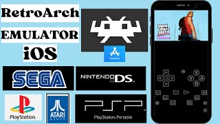 RetroArch Multi Emulator iOS  Setup Games amp Emulator on iPhone [upl. by Uranie]