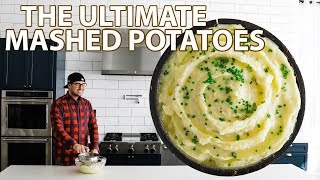 Creamy Roasted Garlic Yukon Gold Mashed Potatoes Recipe [upl. by Emlyn616]