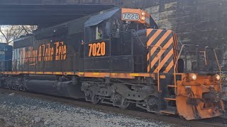 Wheeling amp Lake Erie 431 in Lodi OH 12142023 [upl. by Eisdnyl561]