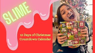 Slime advent calendar 😍🤯😱🥳 [upl. by Ialokin732]