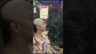 Head shave woman Diwali [upl. by Arahsak]