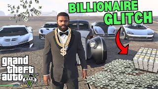 GTA 5  How To Become A BILLIONAIRE STORY MODE MONEY GLITCH  2023 [upl. by Nnyw991]