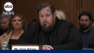 Watch Jelly Roll deliver testimony at Senate hearing on fentanyl bill [upl. by Rehprotsirhc]