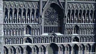 Nidaros Cathedral  Close Up  Details 3D [upl. by Maillliw613]