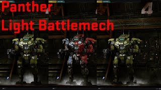 Panther Sneak Peek 35Ton Light Battlemech [upl. by Iolanthe]