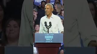 Obama Raps Eminems Lose Yourself at Detroit Rally [upl. by Yrallam511]