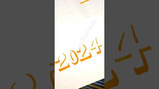 2024♥️ 3D brush lettering  PKSDCalligraphy [upl. by Langdon]