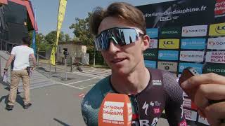 Jai Hindley  Interview at the start  Stage 5  Critérium du Dauphiné 2023 [upl. by Uhn]