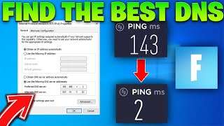 How to Find the BEST DNS Server for you Better Ping  Faster Speeds [upl. by Helbon]