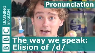 👄 Tims Pronunciation Workshop Why does the d sound sometimes disappear [upl. by Arteid500]