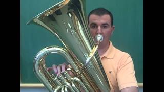 Tuba  Playing The First Five Notes [upl. by Galitea]