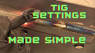 Simple TIG Settings PrimeWeld 225 [upl. by Lathe]