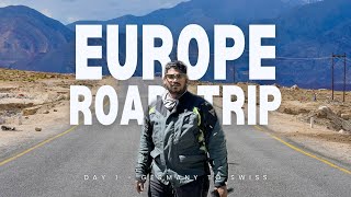 Day1 Germany to Andermatt Switzerland in bike from Tamil Nadu [upl. by Mizuki213]