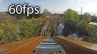 Untamed between the rails onride POV 60fps Walibi Holland [upl. by Otrebogir]