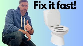 How to replace a toilet handle  Toilet Handle Wont flush Easy Fix  Plumbing DIY [upl. by Anaitsirk]