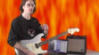 Fender GDEC Jr  playing along with free MIDI backing tracks [upl. by Saidee]