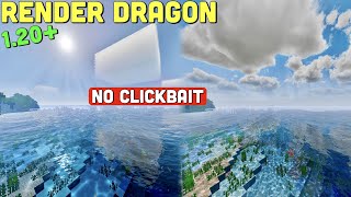 Top 6 MCPE 120 BEST Ultra Realistic Shaders for RENDER DRAGON Android iOS Windows 10 NEW [upl. by Gnehc]