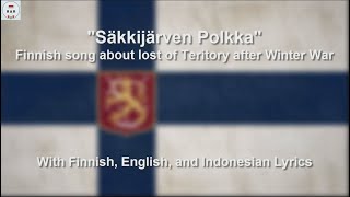 Sakkijarven Polkka  Finnish Song  With Lyrics [upl. by Maillw]