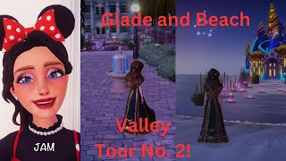 Disney Dreamlight Valley Glade of Trust and Dazzle Beach Tour Ft Jam [upl. by Lliw432]