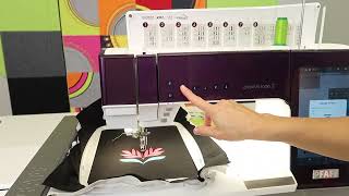 PFAFF creative icon 2 Embroidering a Design from Start to Finish [upl. by Godwin]