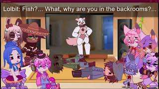 The Oddities roleplay react to Funtime foxy  12 [upl. by Maiocco]