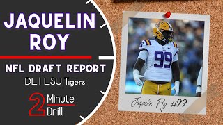 Jaquelin Roy The Beast Of The Middle  2023 NFL Draft Report amp Profile [upl. by Laynad]