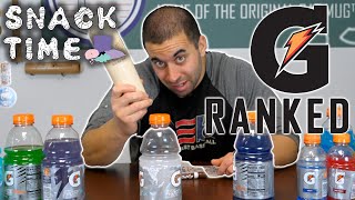 Ranking Flavors of Gatorade  SNACKTIME with Big Nick [upl. by Eirrek607]