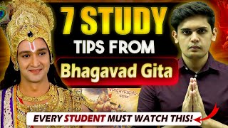 7 Study Tips From Bhagavad Gita🔥 Most Scientific Study Hacks Prashant Kirad [upl. by Odom]