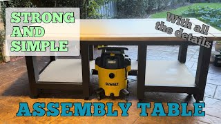 How to Build a Woodworking Assembly Table StepbyStep Guide [upl. by Ailugram]