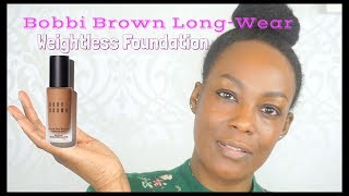 New Bobbi Brown Skin Long Wear Weightless Foundation Demo Almond [upl. by Eirahcaz]