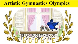 Artistic Gymnastics Olympics Paris Olympics 2024 GamesGoogle Doodle for schedule amp results medals [upl. by Nas]