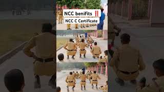 NCC C CERTIFICATE BENEFITS ।। ncc indianarmy motivation nccarmy army indianairforce trending [upl. by Yatnuahs]