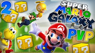 Minecraft Mario Galaxy 2 Lucky Block PVP wBlitzwinger amp Athix [upl. by Anahgem]