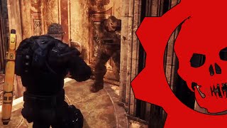 Gears of War Ultimate Edition  1v5 Clutch on Canals [upl. by Llekim724]