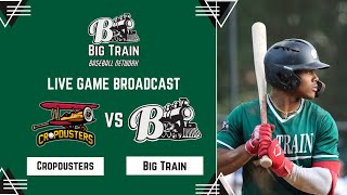 LIVE BASEBALL Cropdusters Vs Big Train [upl. by Htebazie]