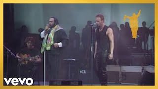 Luciano Pavarotti Sting  Franck Panis Angelicus Live [upl. by Erlina]