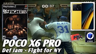 Poco x6 pro Def Jam  Fight for NY Aethersx2 Resolution 4x [upl. by Estele633]